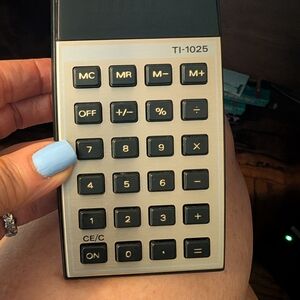 TI-1025 Vintage Calculator NEW